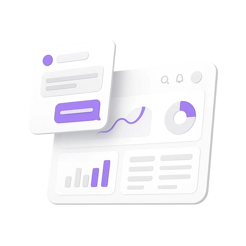 SaaS Dashboard and Lead Notification Interface