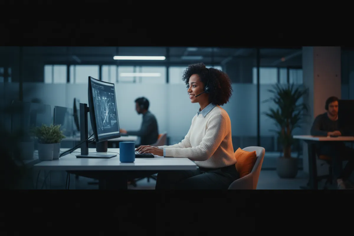PipePulse dedicated support agent in an office