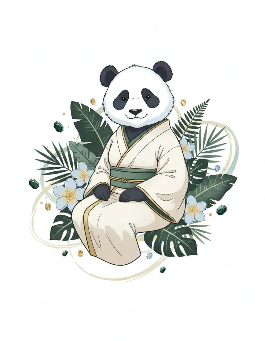 Mascot illustration: MISS PANDA CORY