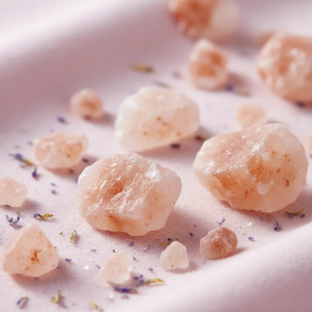 Pink Himalayan Salt — gentle natural exfoliant
