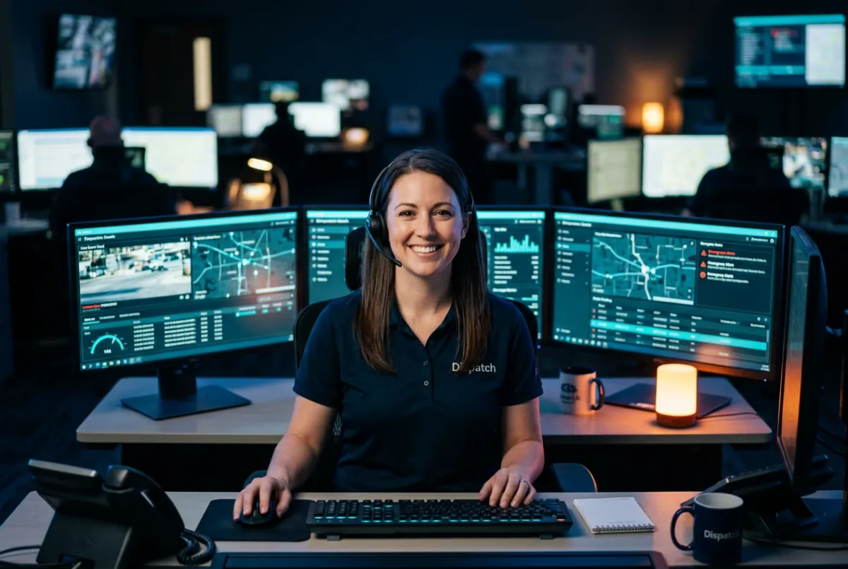 Rev Engineers live dispatch coordinator managing emergency HVAC service calls