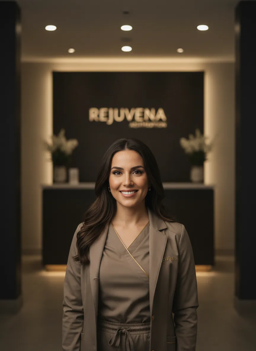 Especialista en medicina estética en su clínica de Rejuvena