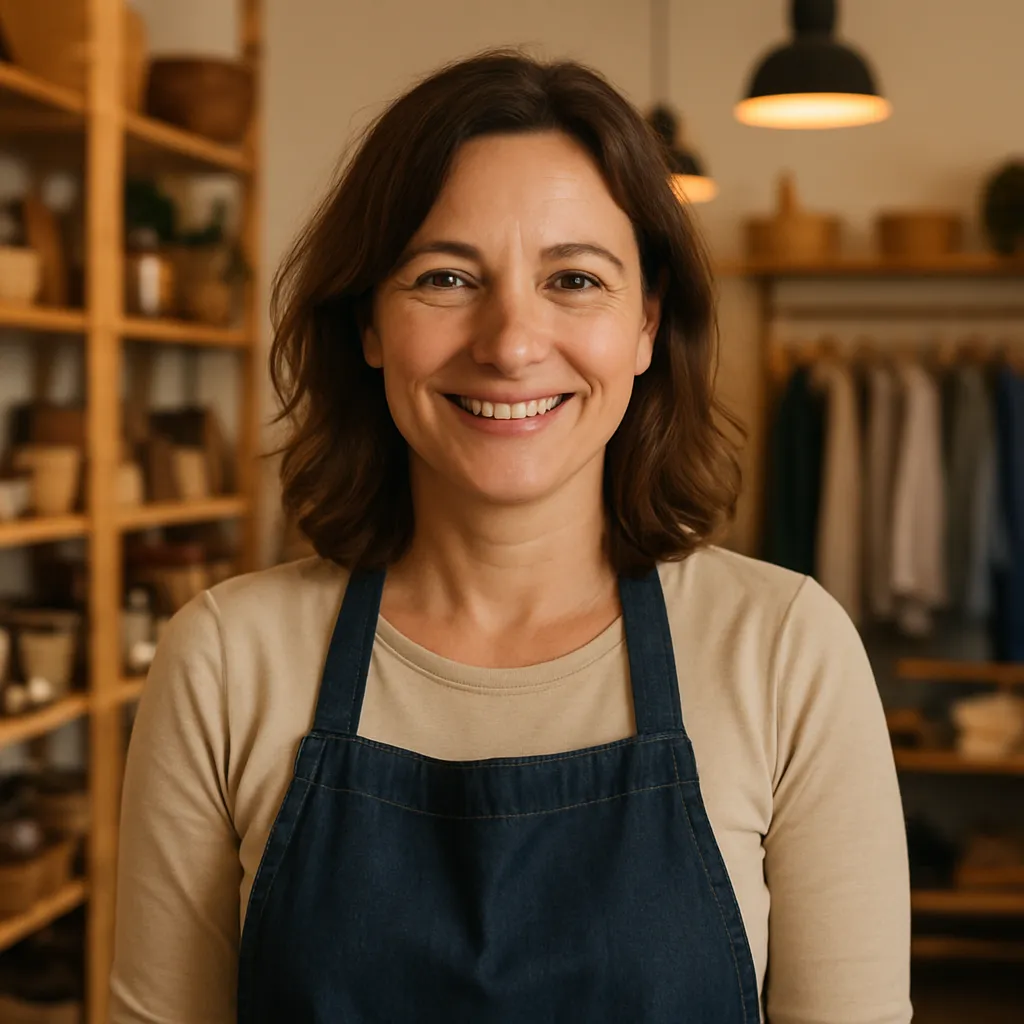 Headshot of Maria Lopez, small business owner