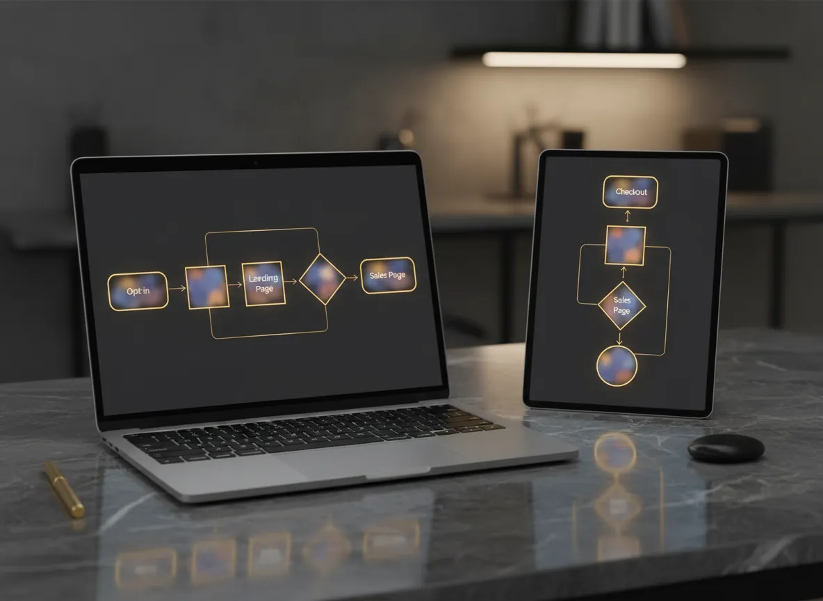 Creator starter funnel template layouts