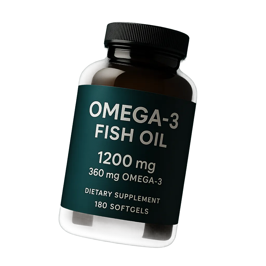 Omega-3 Fish Oil Bottle