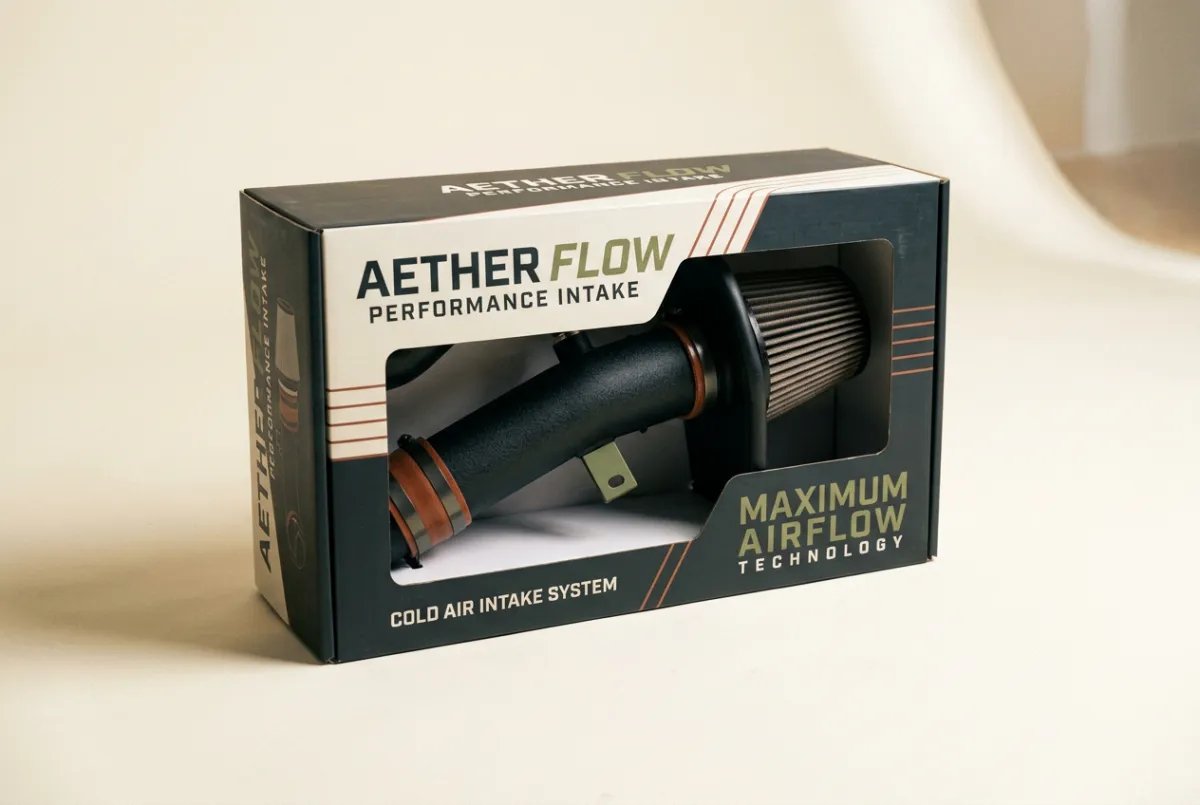High Performance Cold Air Intake System in retail packaging