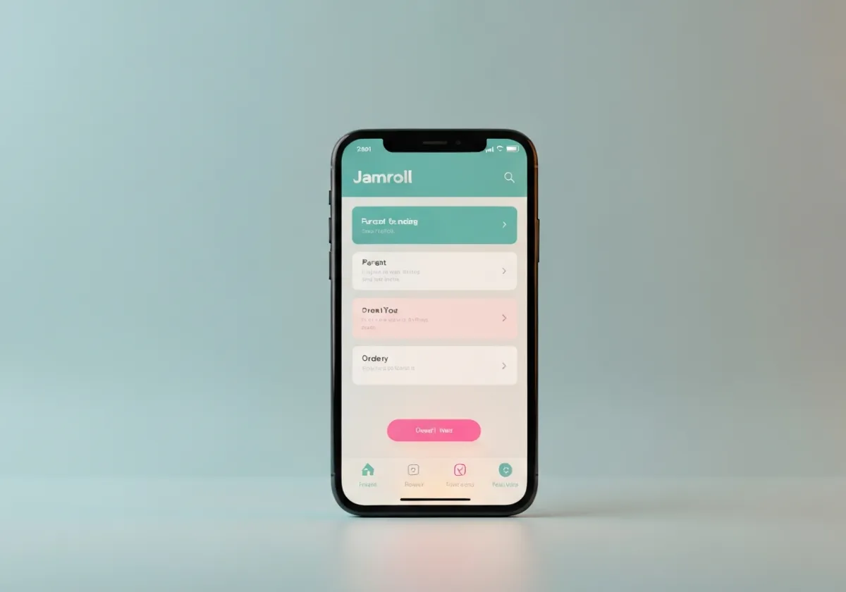 Parent portal ordering app interface