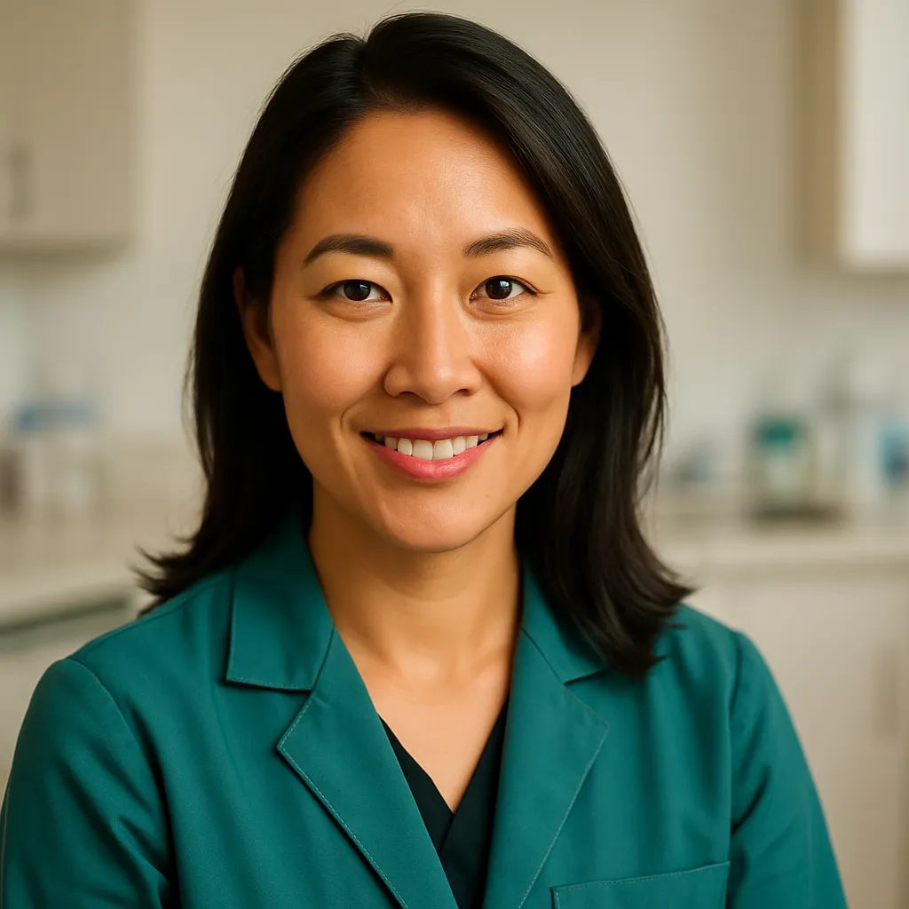 Portrait of Dr. Elena Park, Lead Dentist