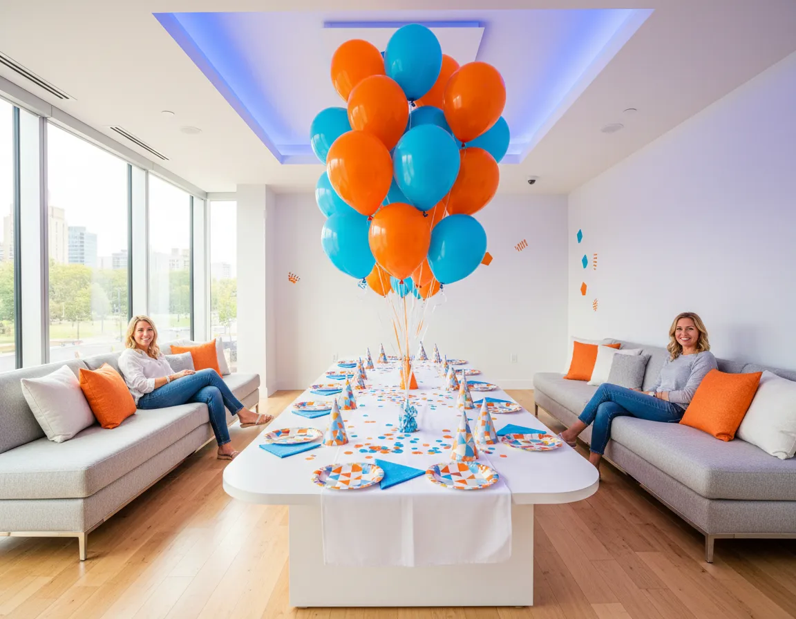 Private climate-controlled party room for families