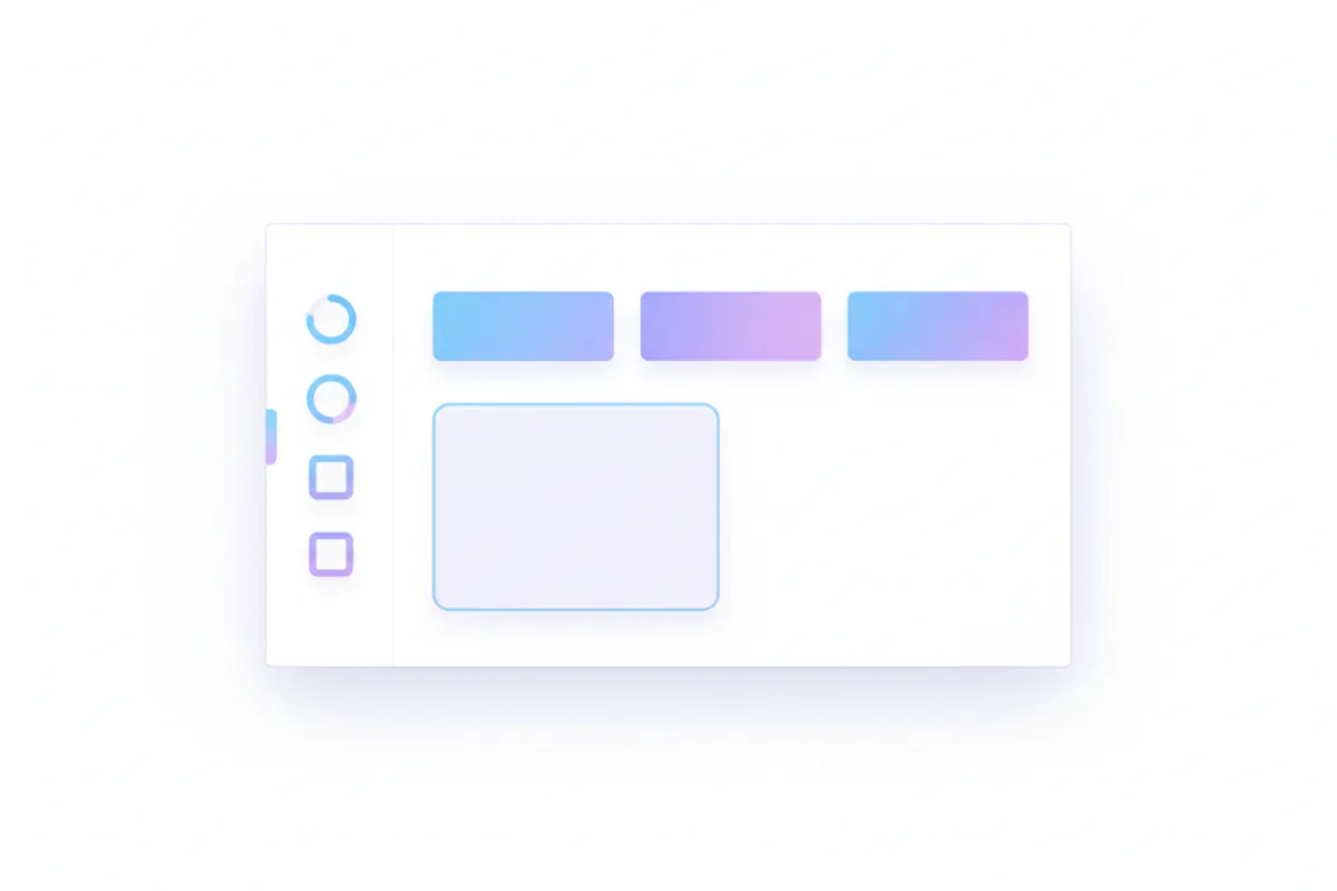Minimalistic dashboard interface mockup for Adova Synapse Founder Edition