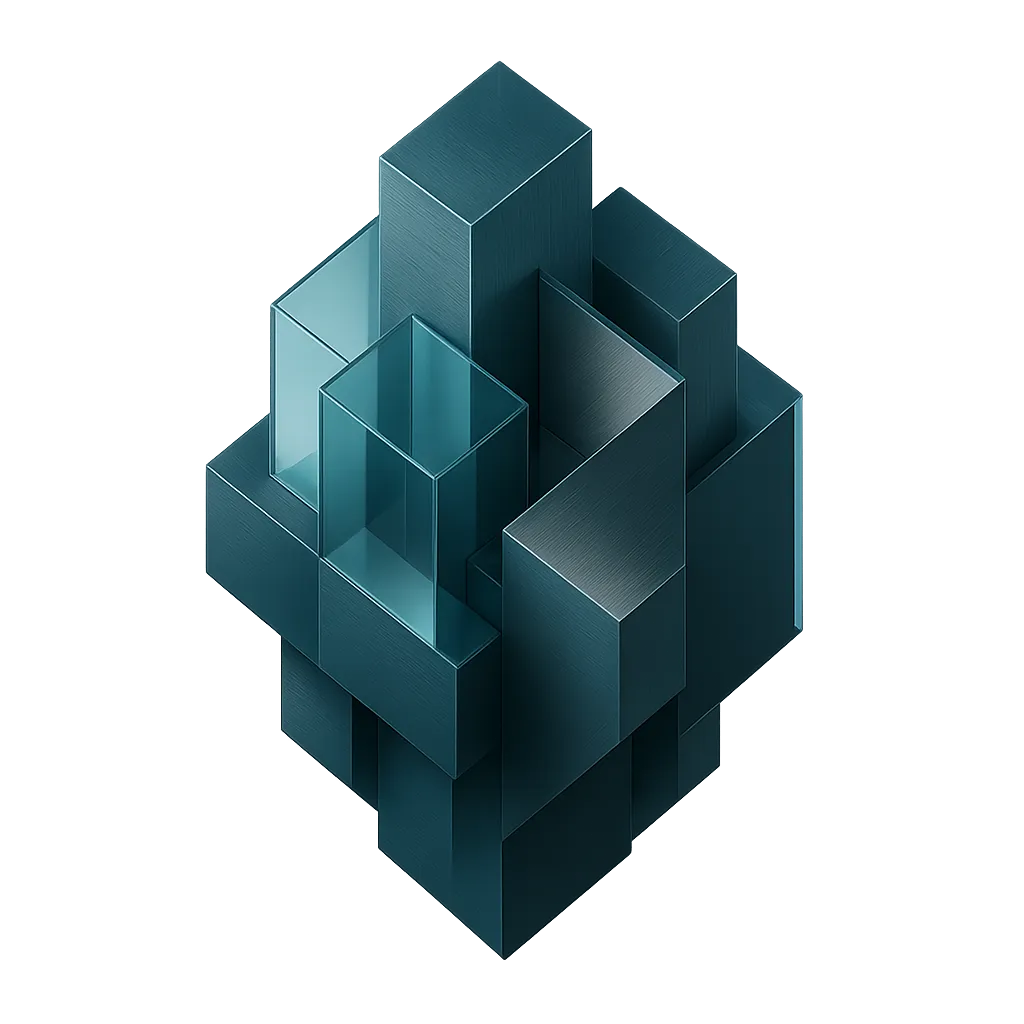 Abstract structural graphic representing business growth and enterprise scaling