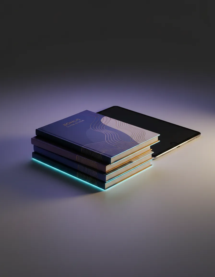 Bonus bundle showcase with 5 free guides