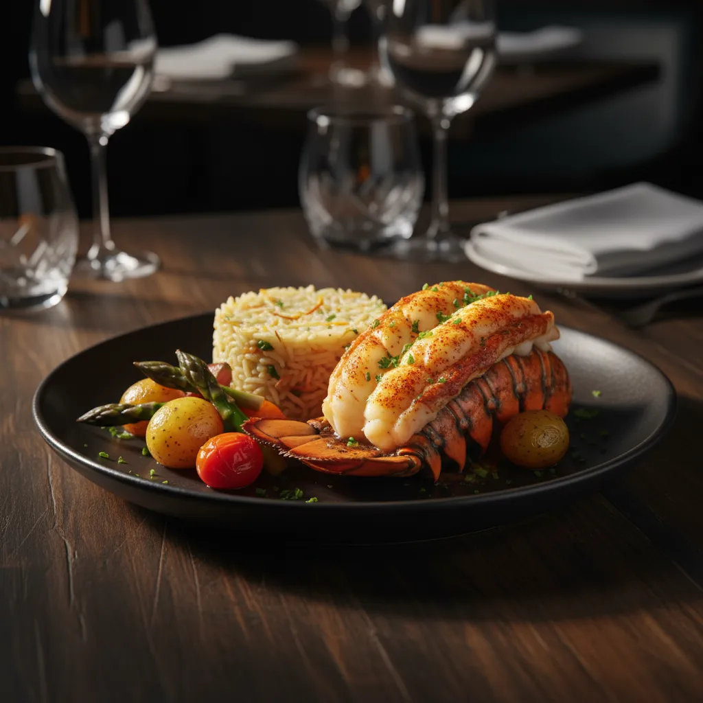 Cajun Lobster Tail plate