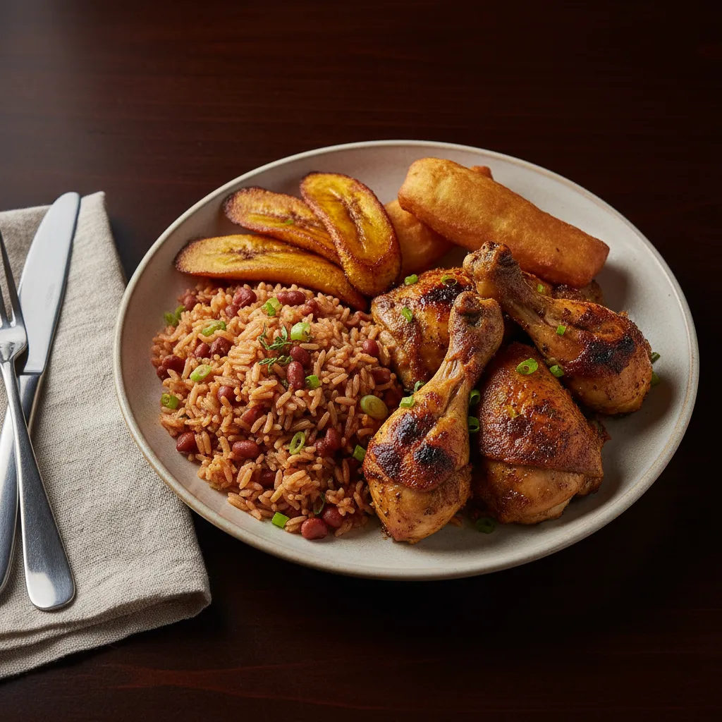 Caribbean Feast plate