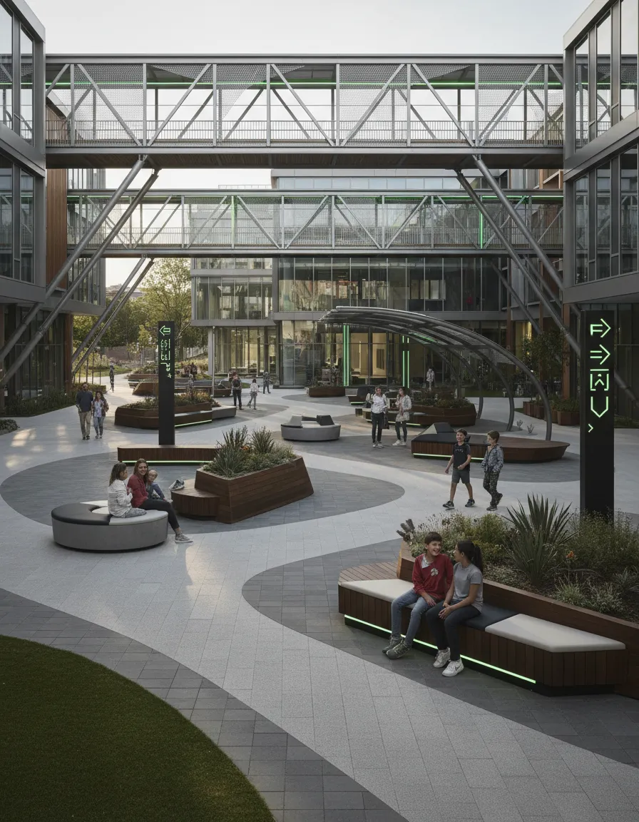 Campus common areas