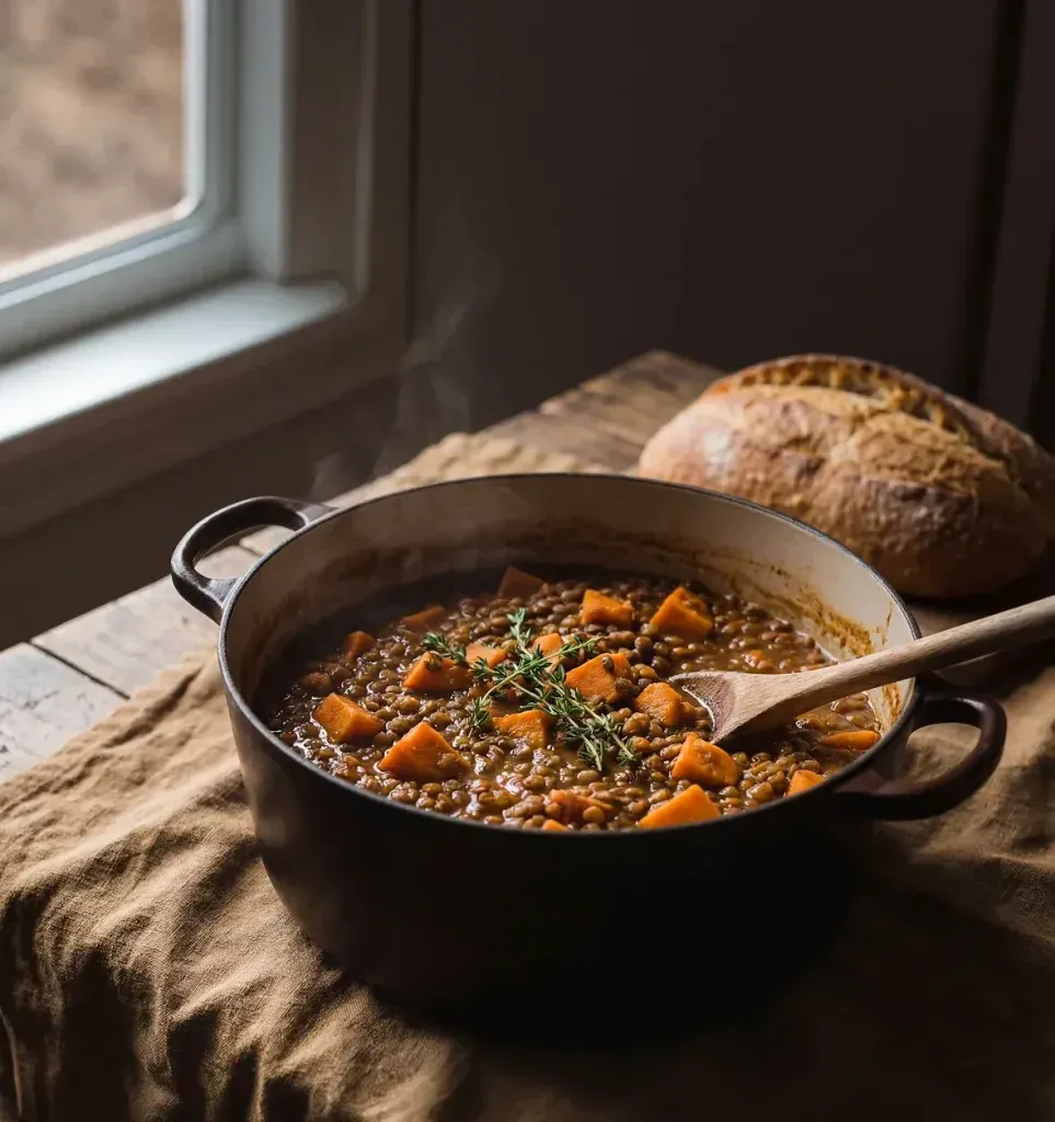 A cooking pot with healthy food