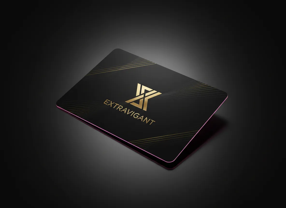 Tarjeta VIP Sambil Extravagant con detalles dorados