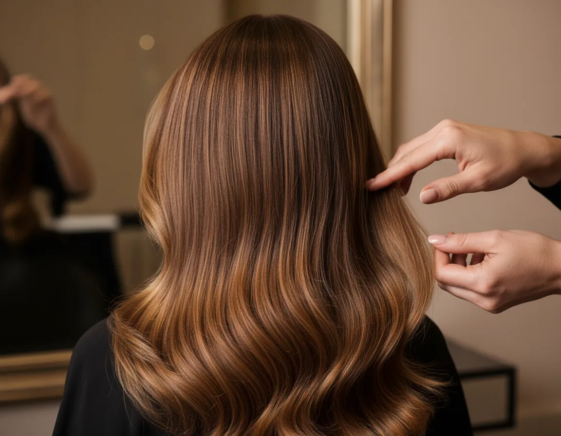 Balayage profesional con enfoque en salud capilar