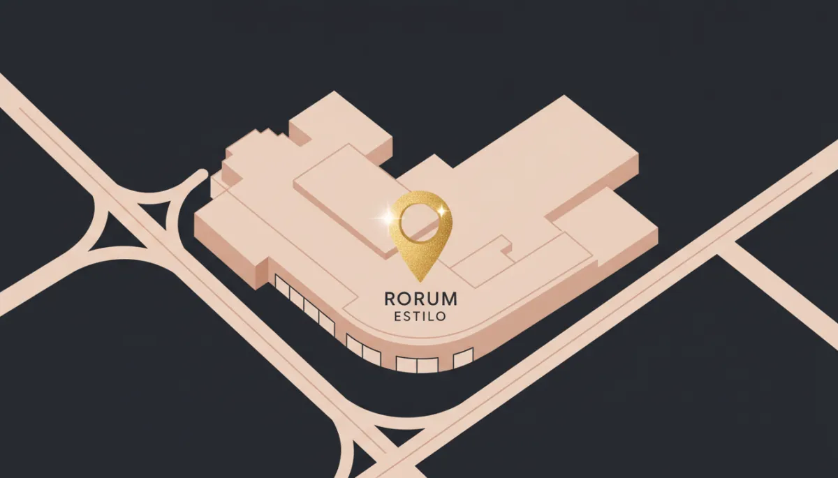 Mapa esquemático de la ubicación de Rorum Estilo en Sambil La Candelaria, Nivel Galería