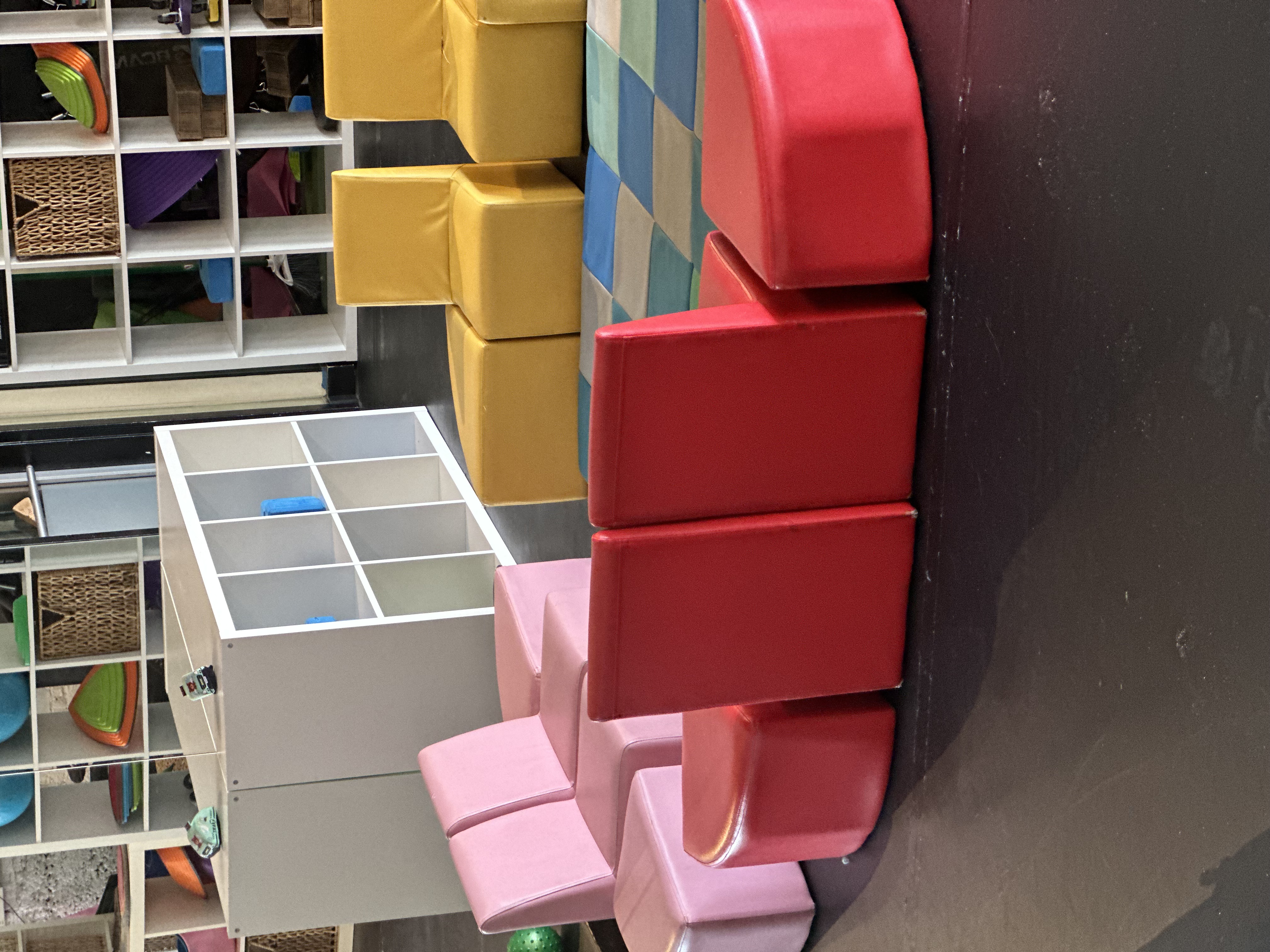 Colorful daycare play area