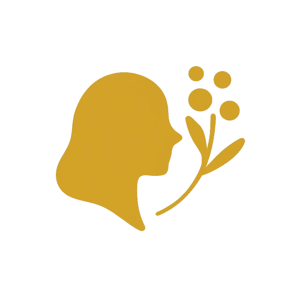 Mimosa Salon Suites Emblem Logo