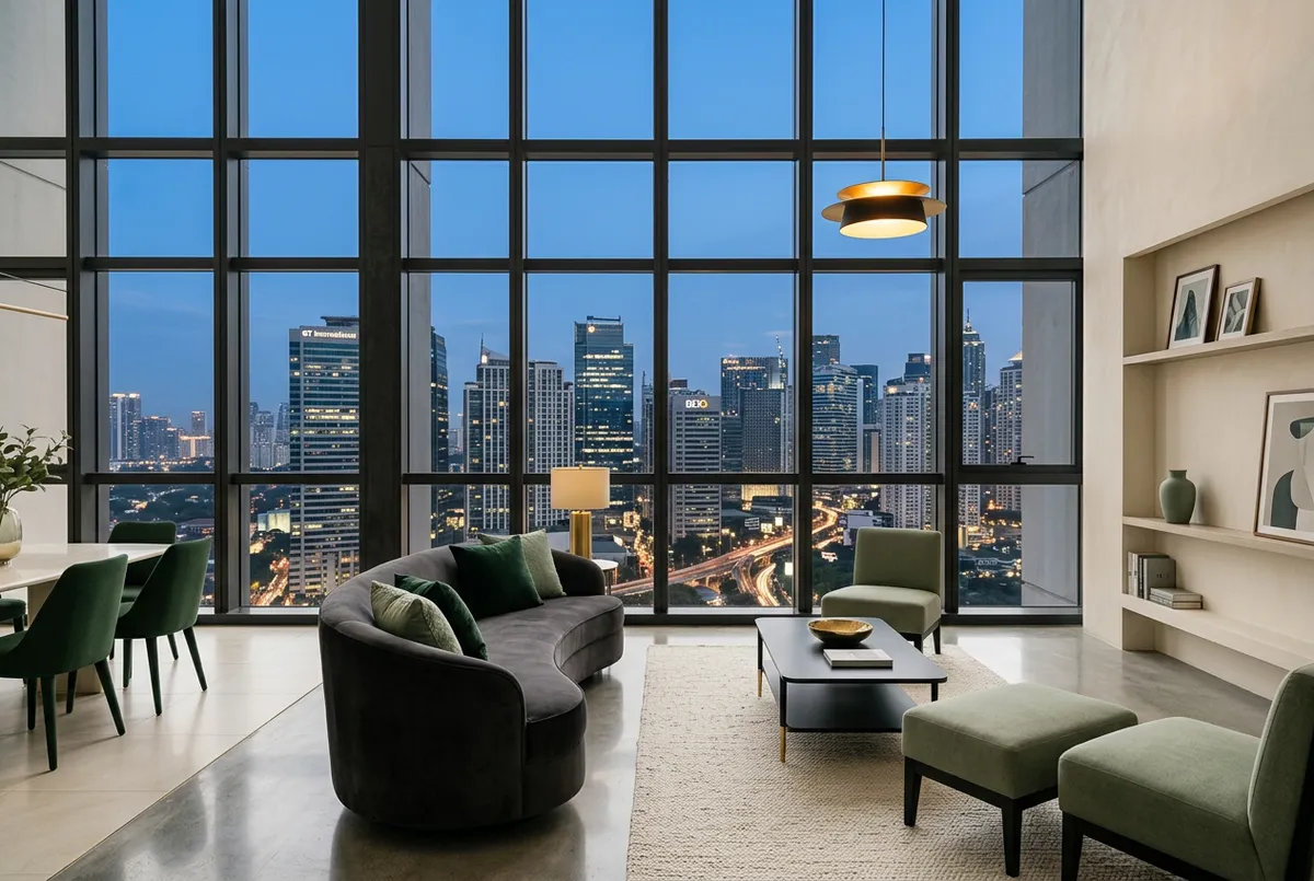 Park Terraces Sky Residence modern luxury interior in Makati