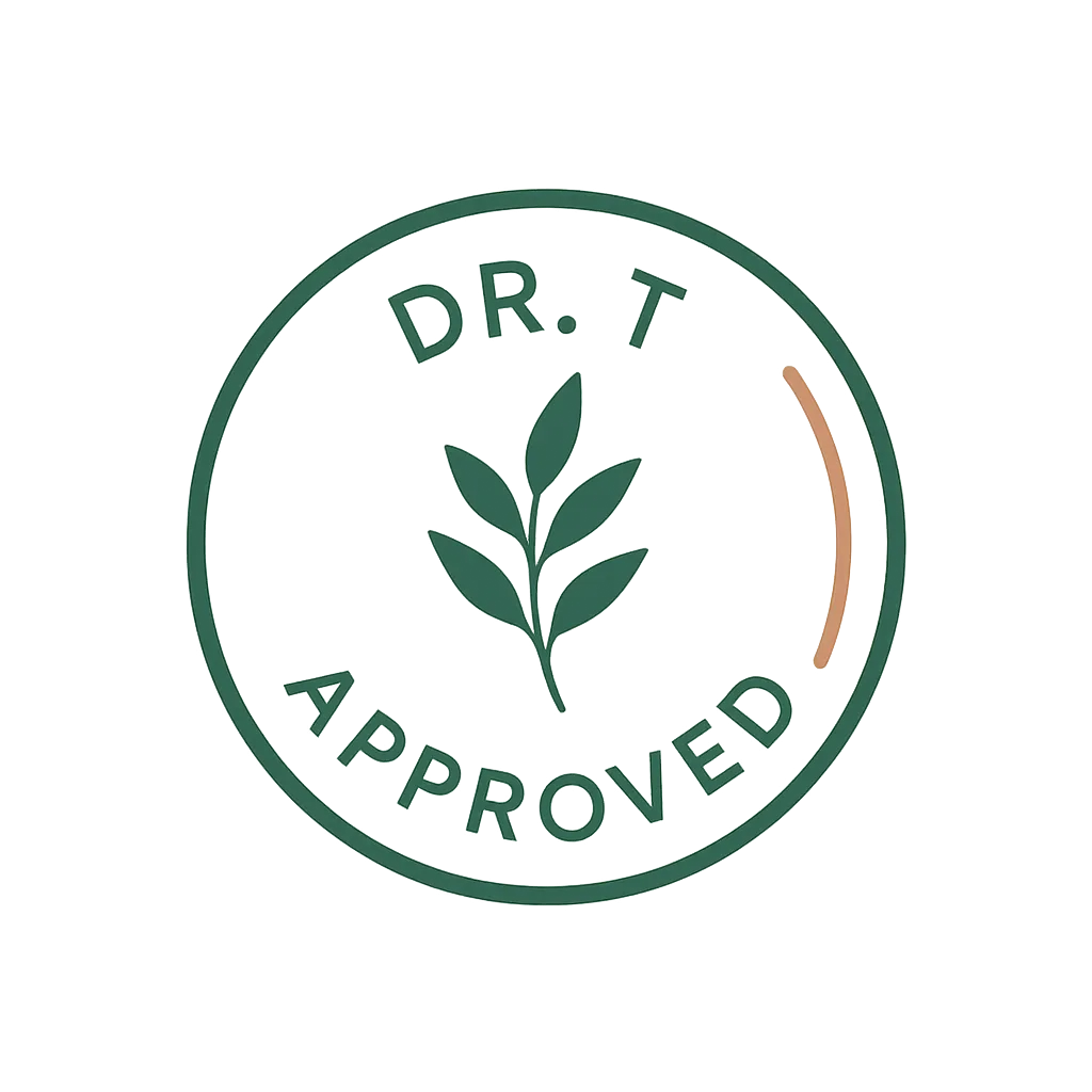 Living All Alive Dr. T Approved Trust Emblem