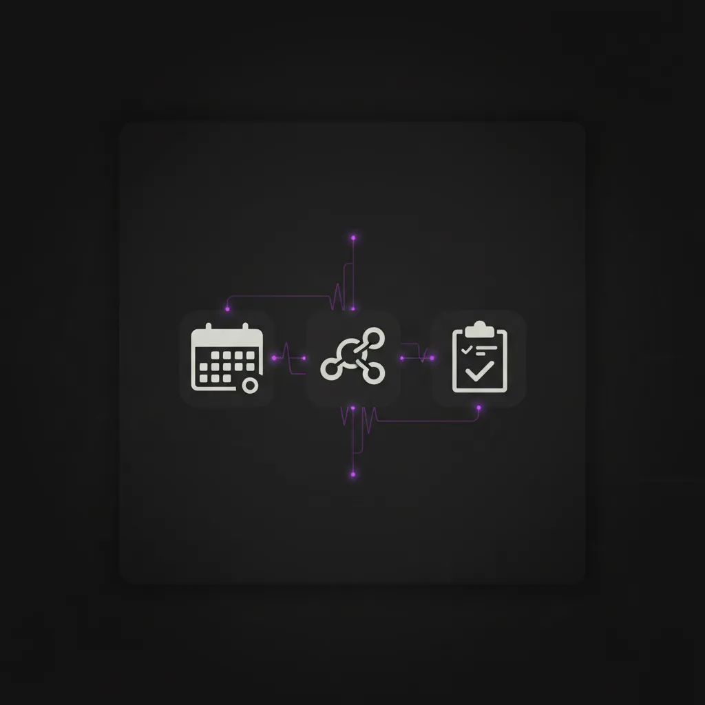 Integration icons grouped to show connectivity.