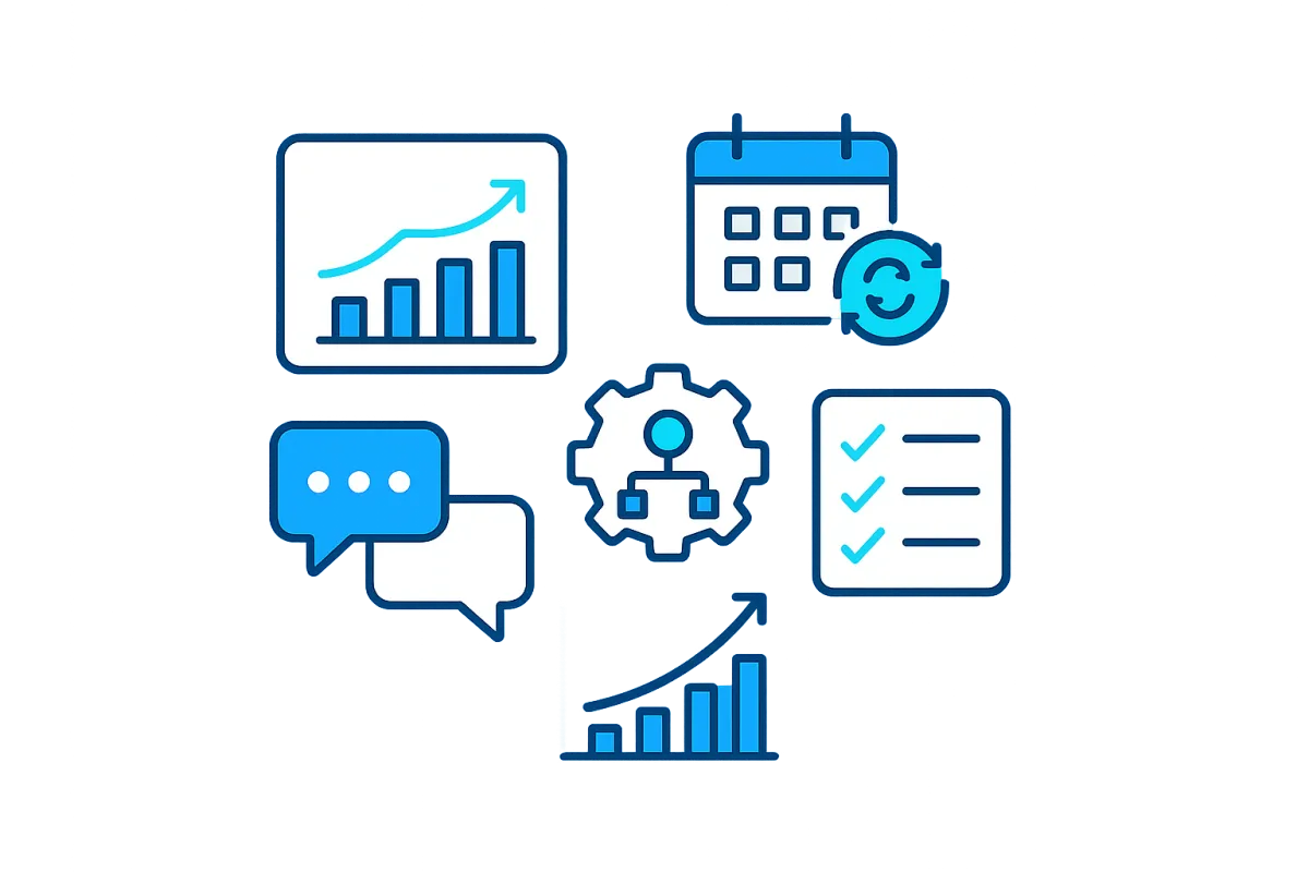 Automated social media posting and CRM marketing tools for small businesses at Smokies Tech Group