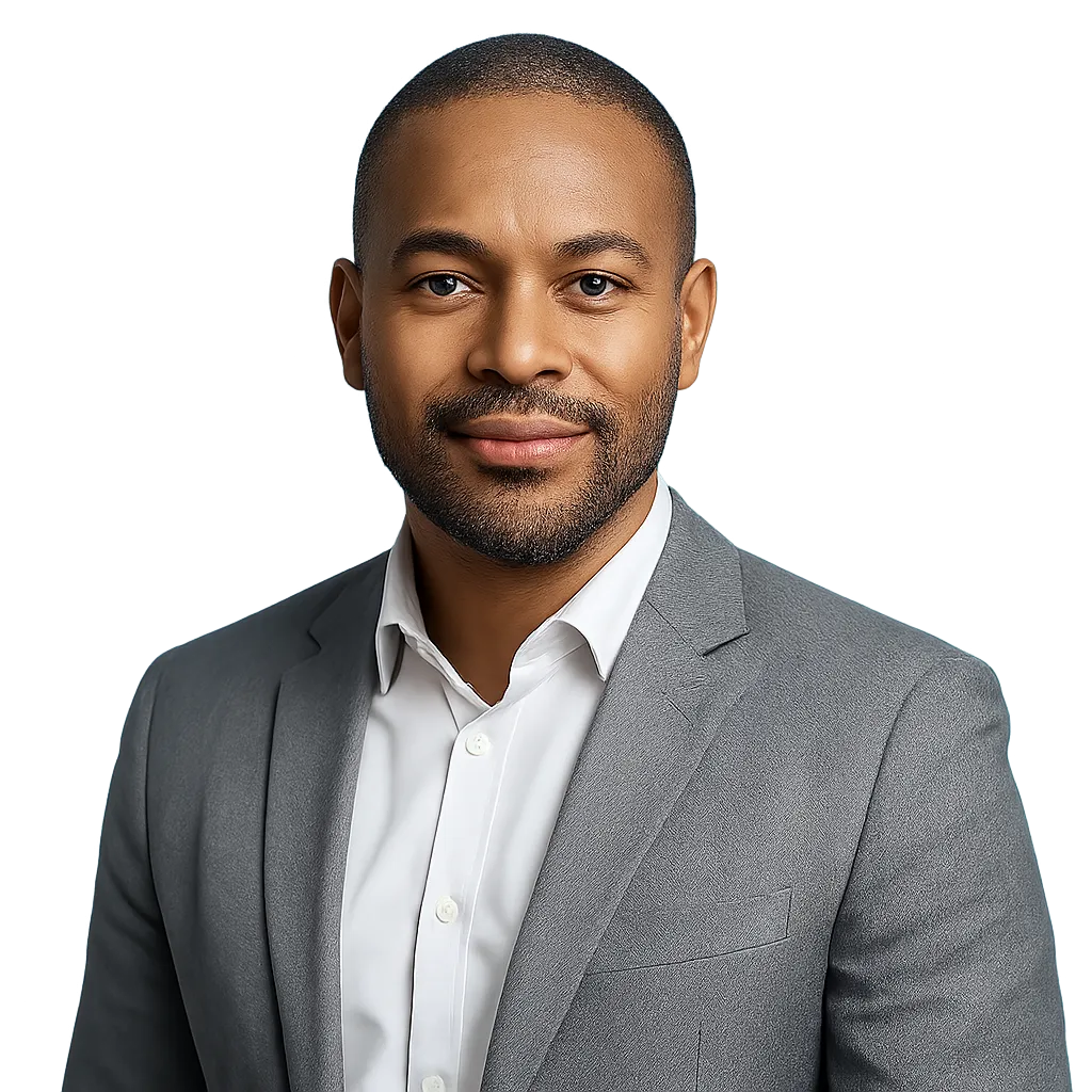 Confident South African professional portrait