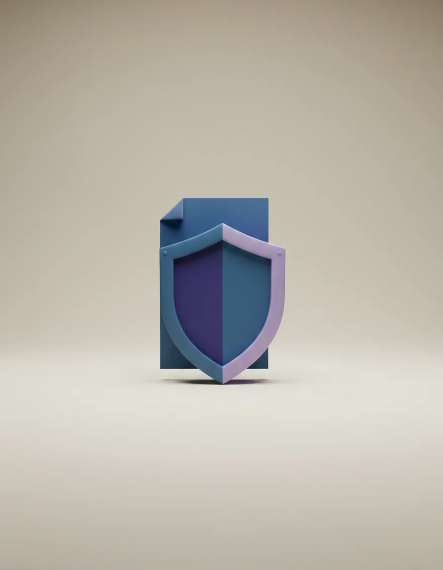A serene, abstract representation of secure data privacy.