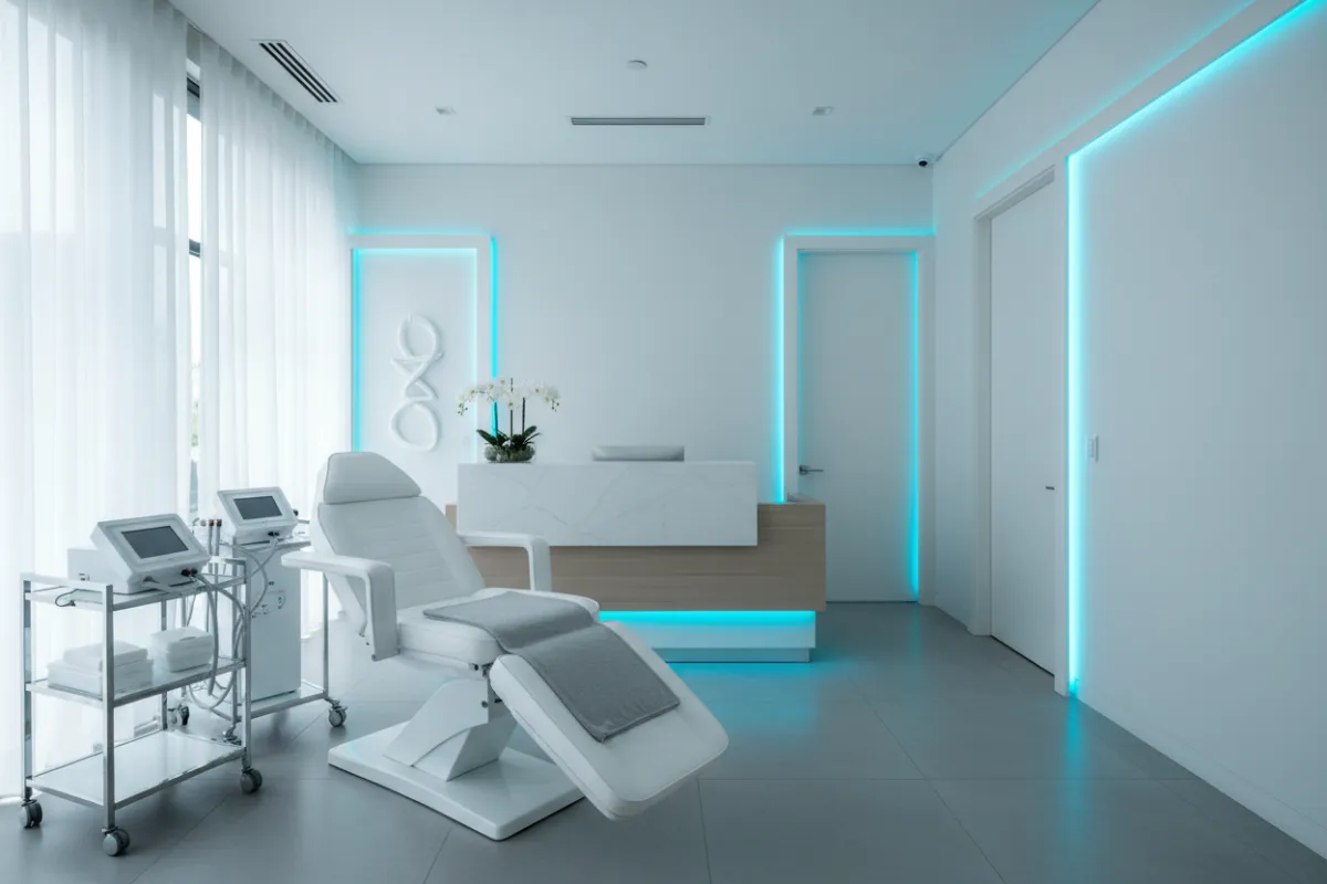 Med Spa office environment with modern aesthetic