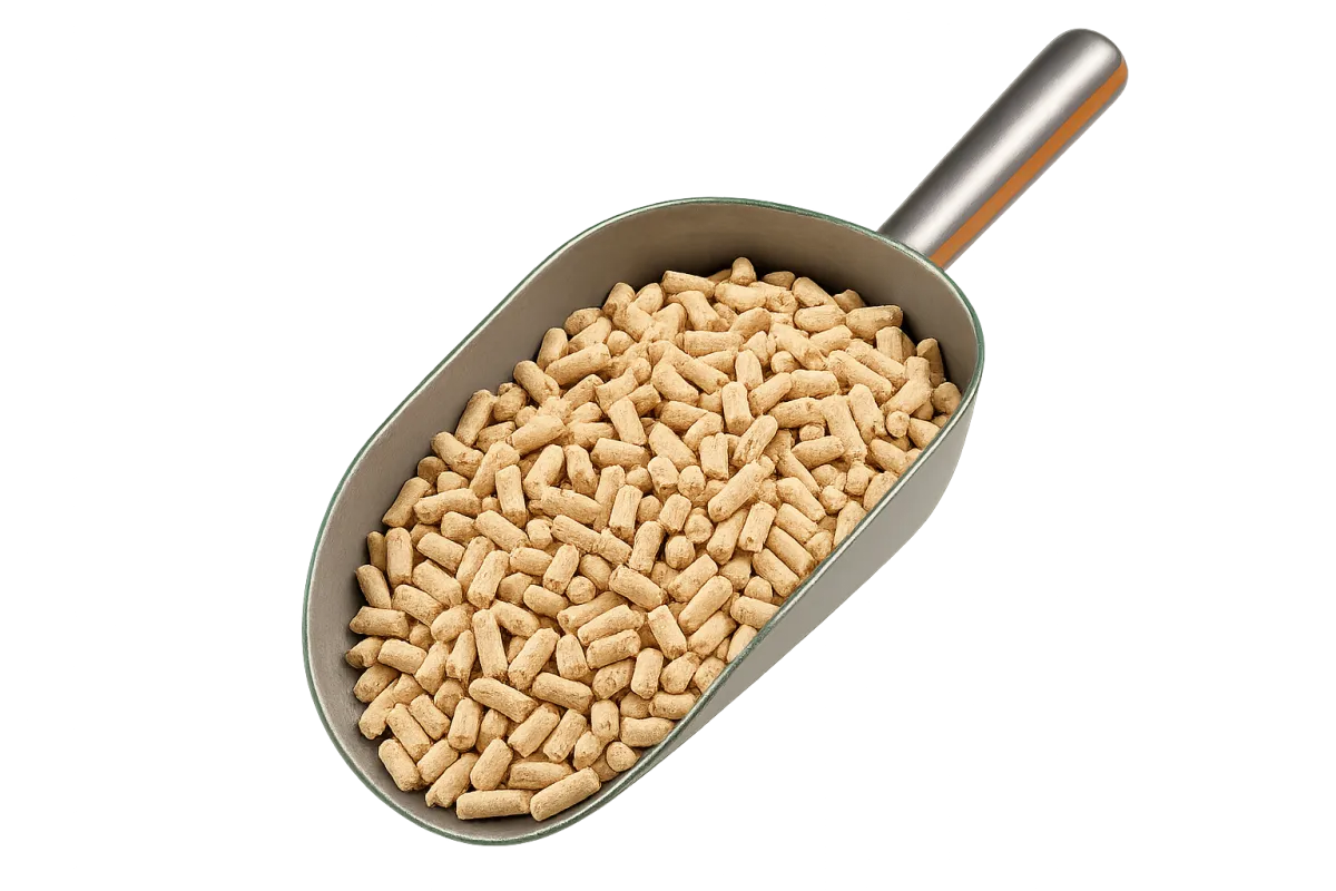 Comparison of wood pellets and briquettes for heating systems