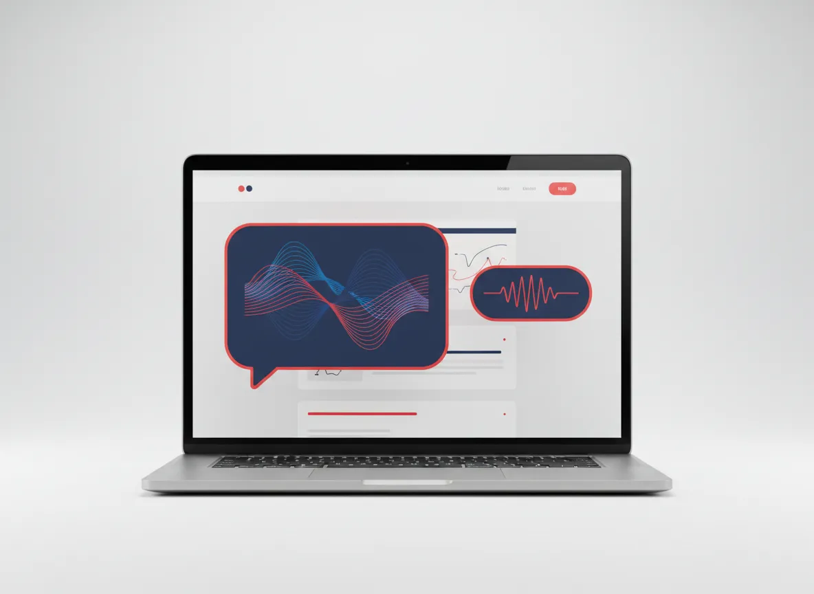 Website with AI chat and voice assistant