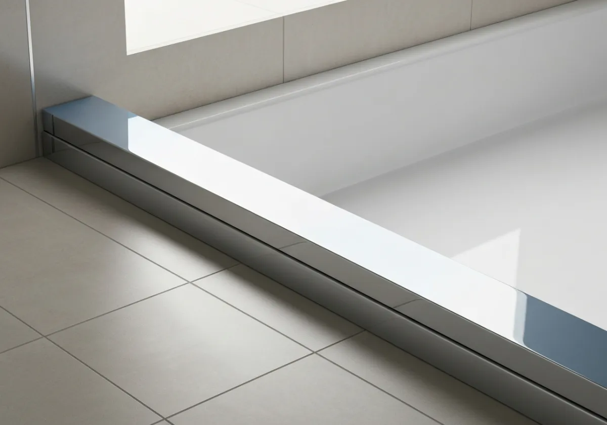 A modern, accessible lower-entry shower
