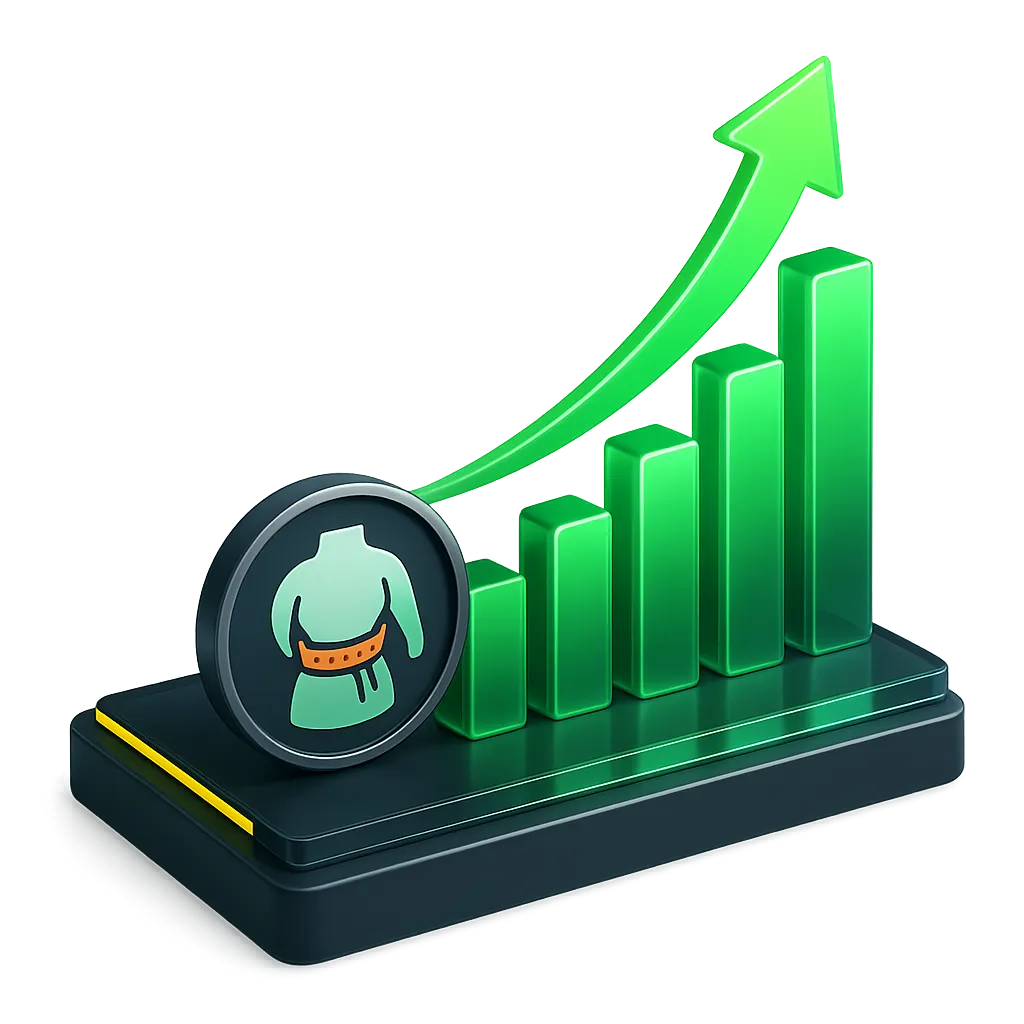 Visual growth chart showing medical weight loss market expansion