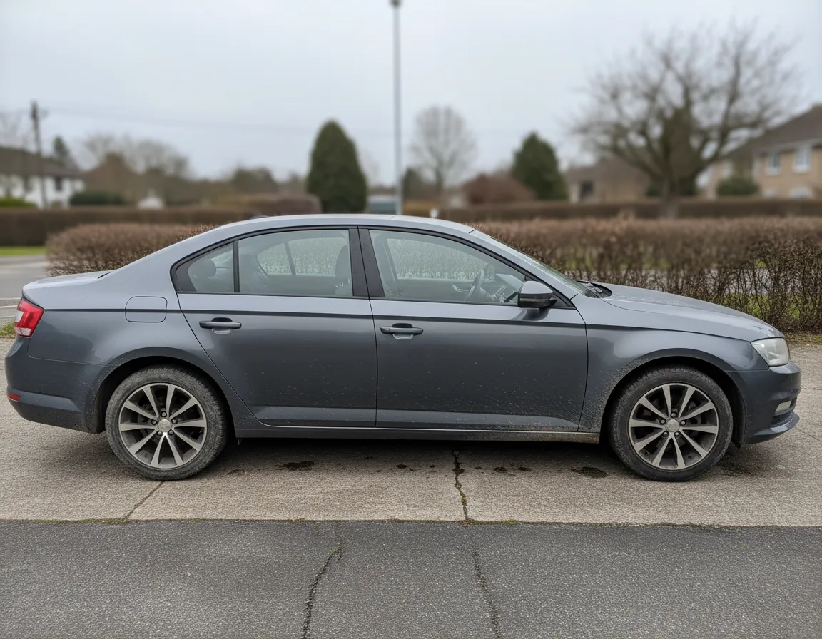 Before professional auto detailing