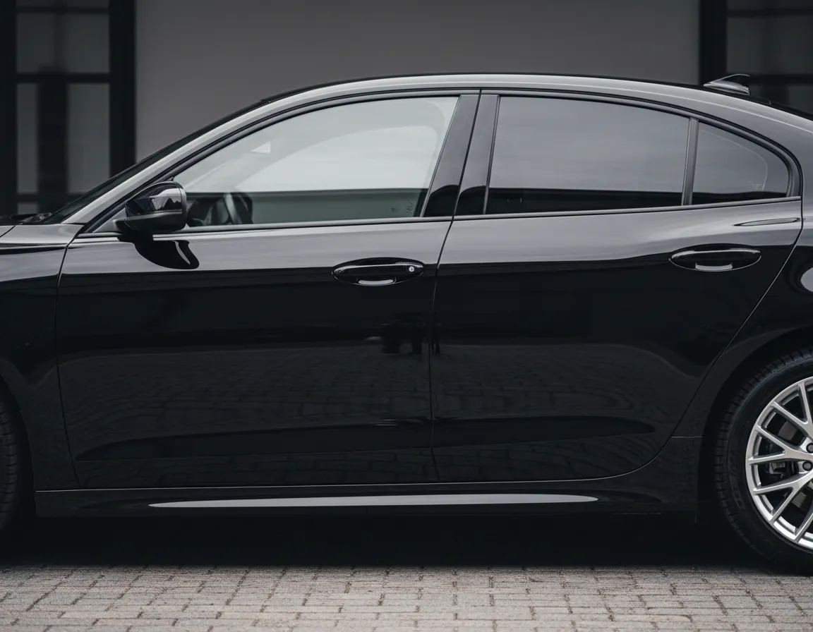 After professional auto detailing