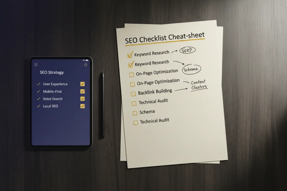 SEO Checklist & Cheat-sheet