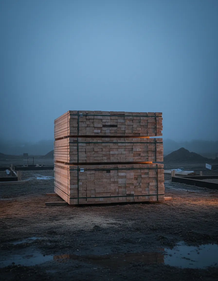 Vulnerable construction site exposed to weather and theft
