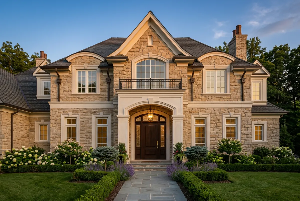 Fachada del modelo Langley en The Oxford Collection