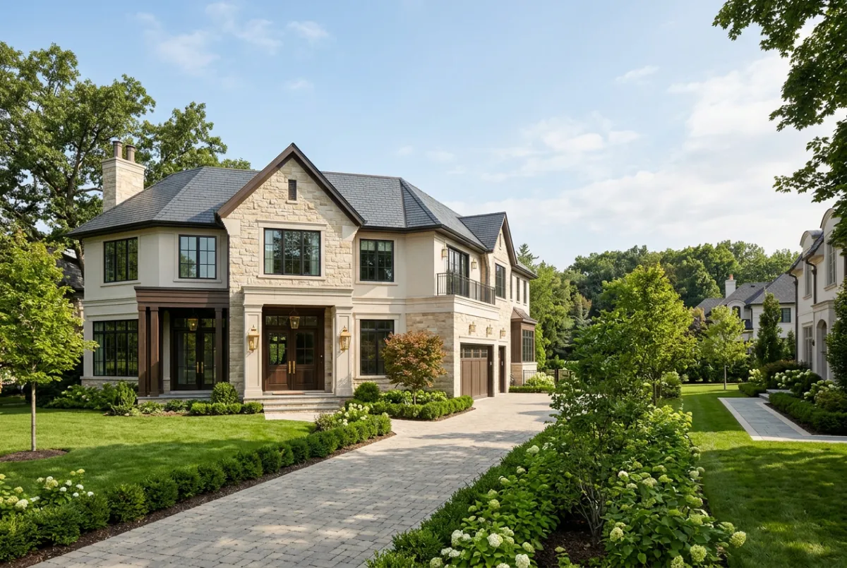 Fachada y arquitectura del Modelo Winston en The Kensington Collection