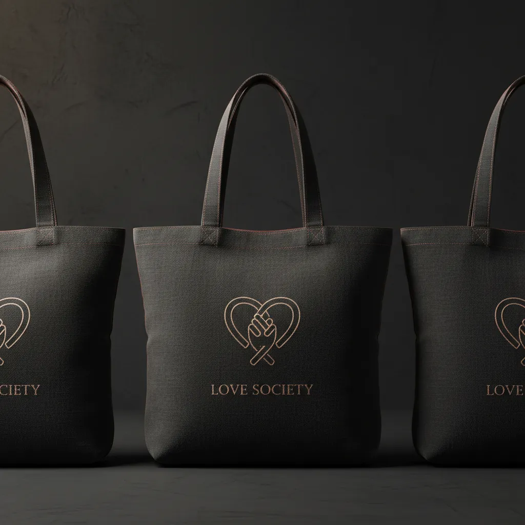 Love Society Tote Bags