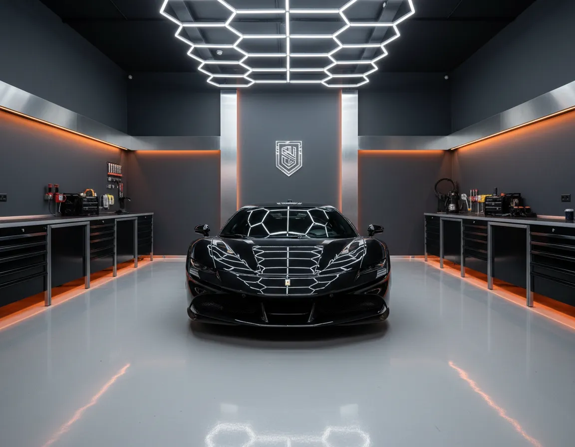 Immaculate climate-controlled luxury automotive wrap and protection studio