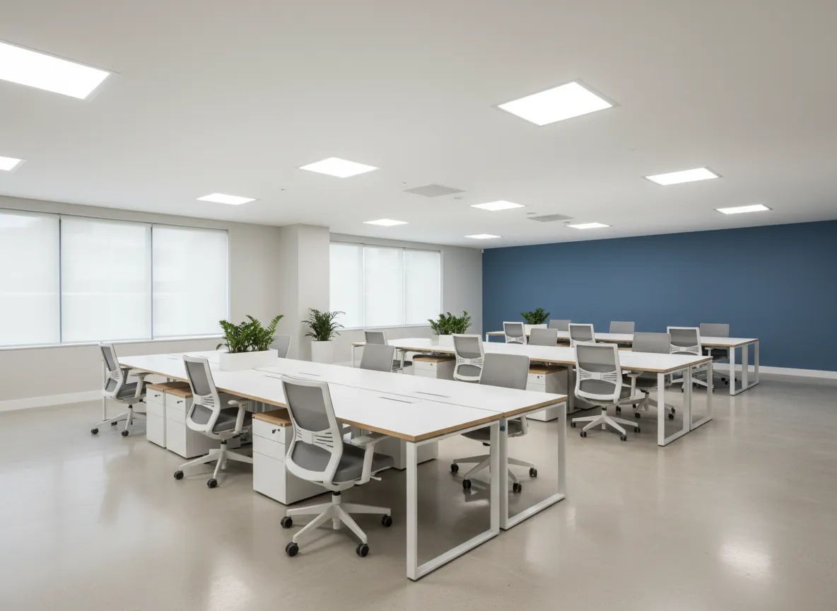 Commercial office painting project