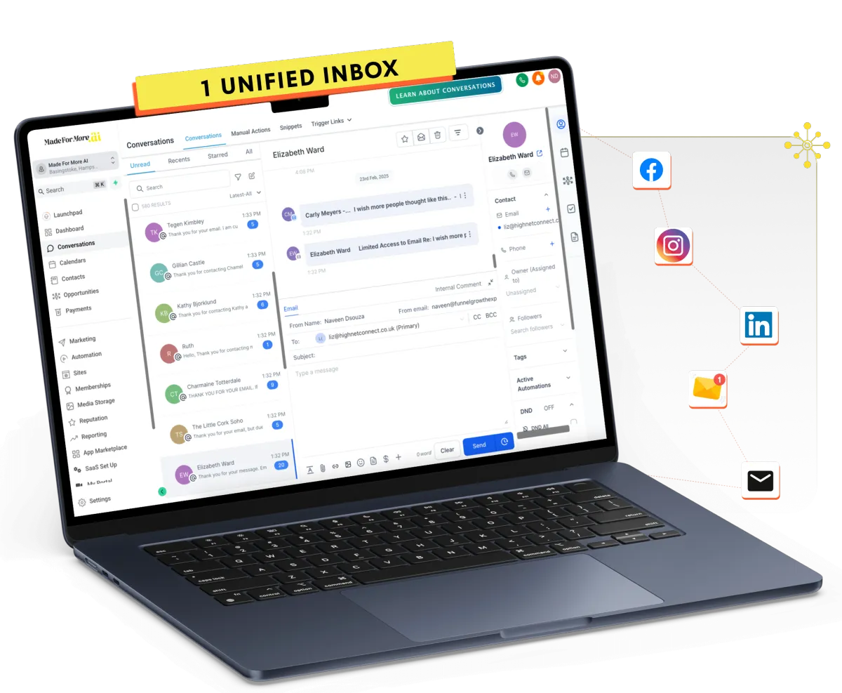 Omnichannel Inbox Laptop