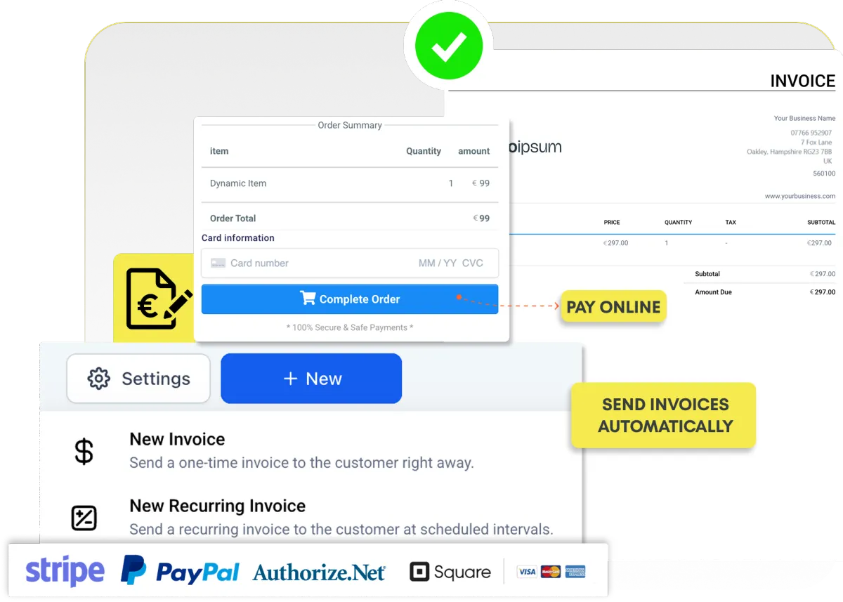 Invoicing and Payments