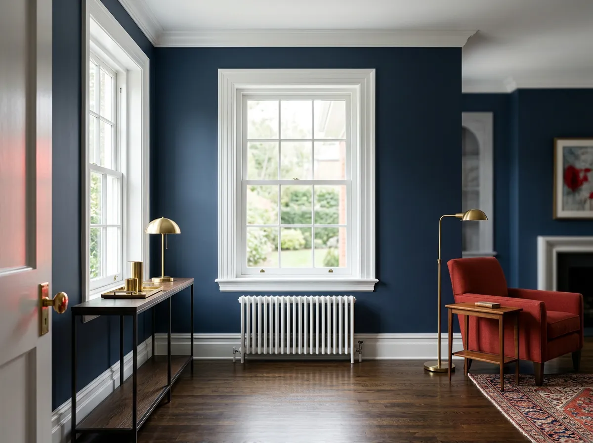 Interior and exterior painting service finished room