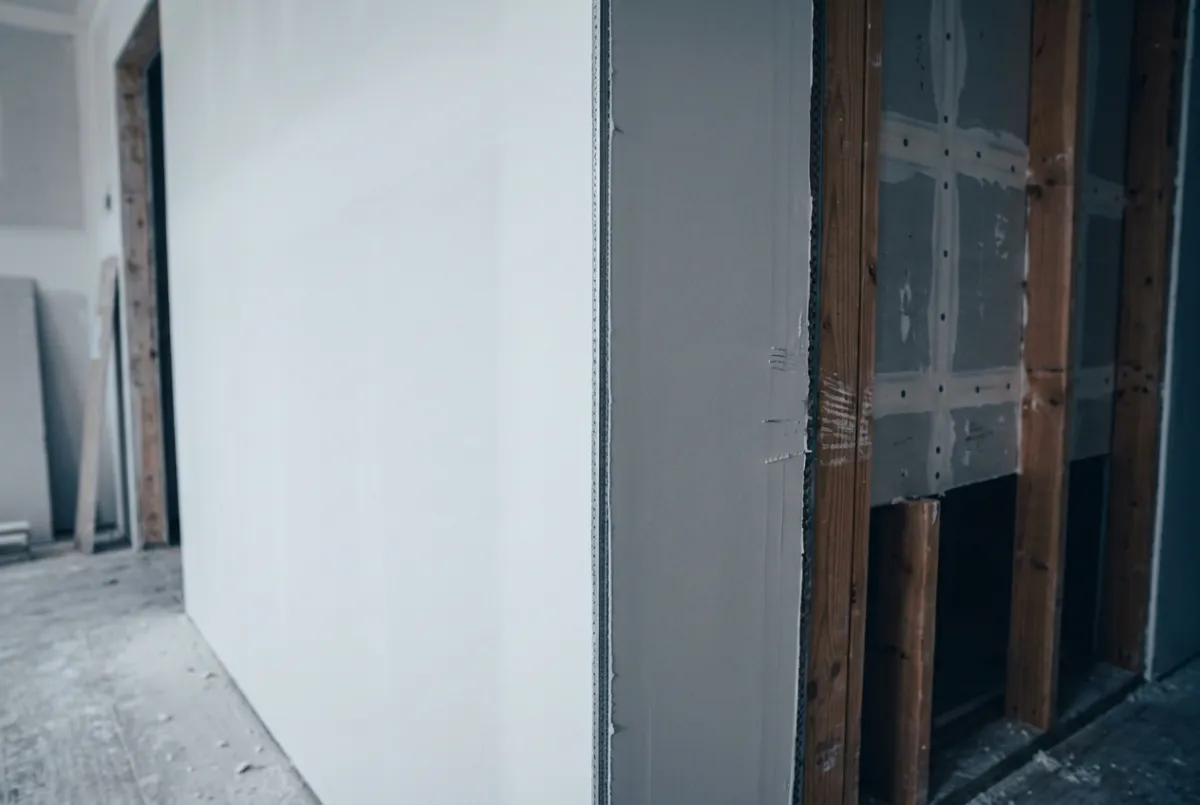 Level 5 smooth drywall finish and interior structural framing