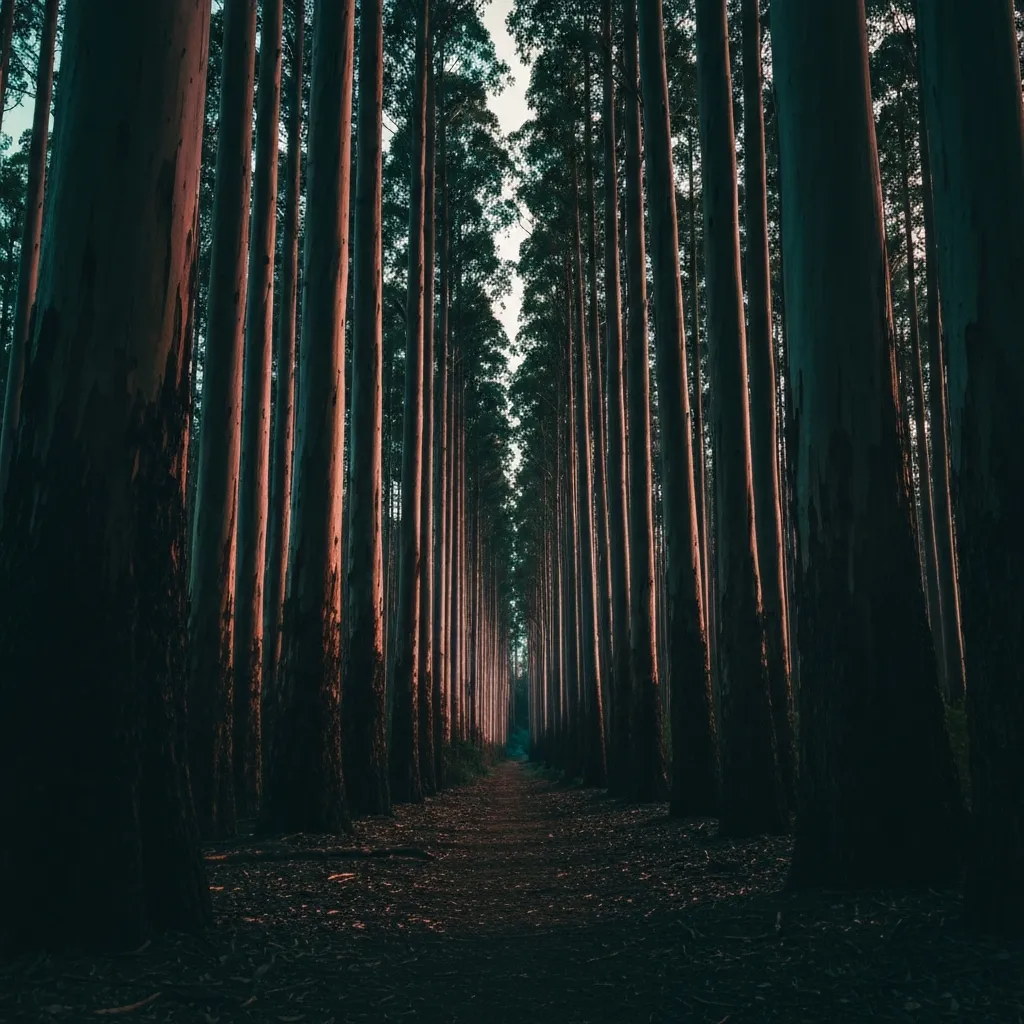 Eucalyptus forests on the Camino